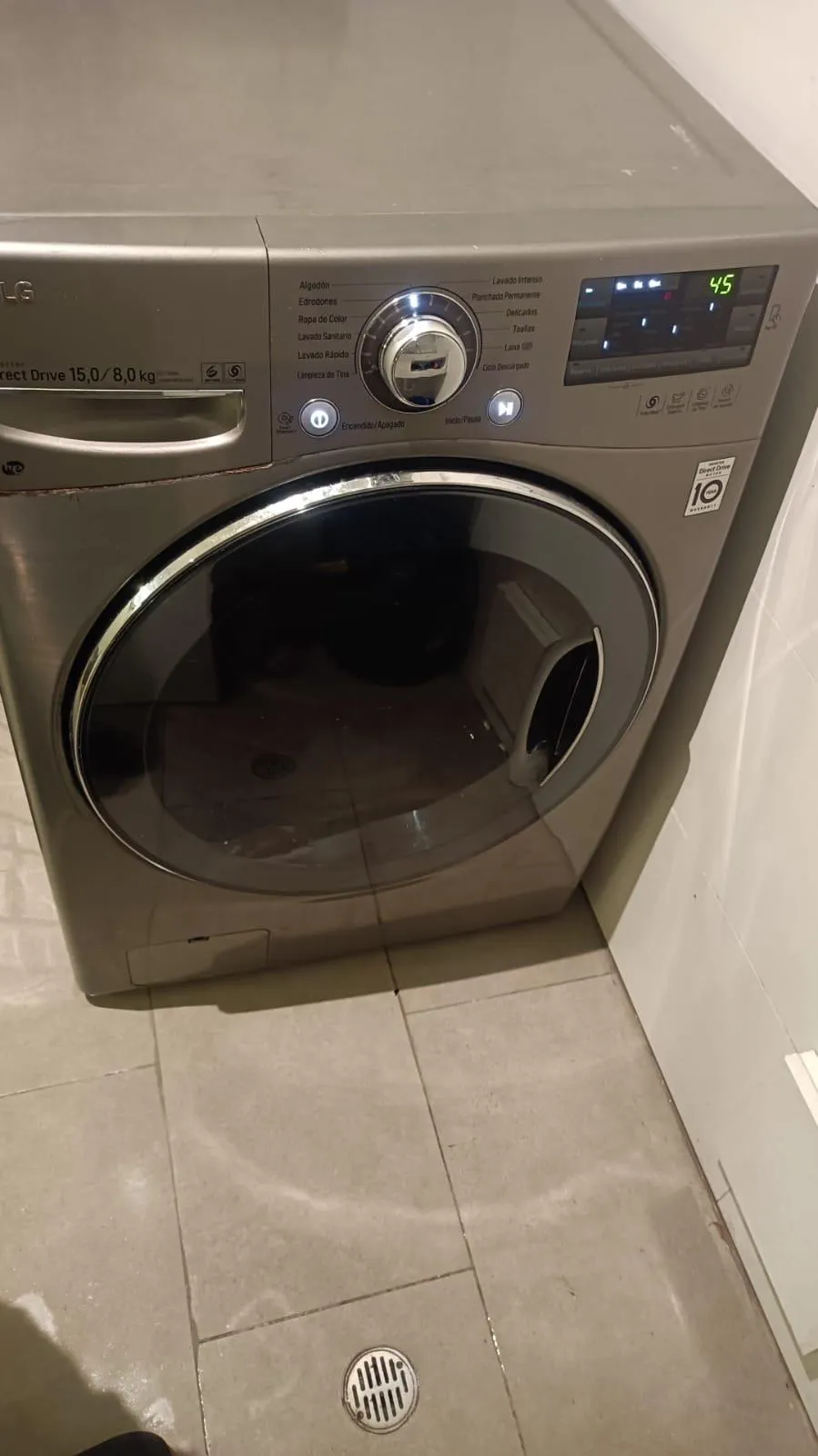 Lavadora frontal lg