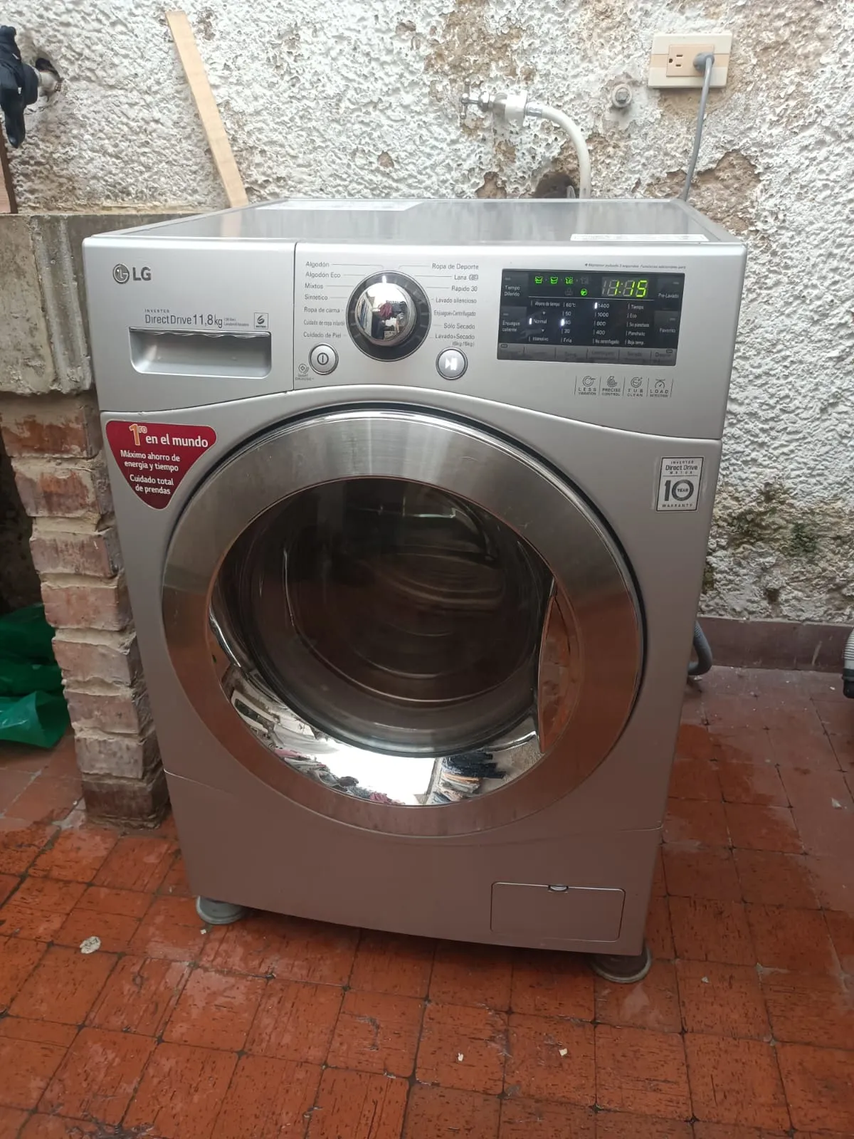 Mantenimiento lg lavadora